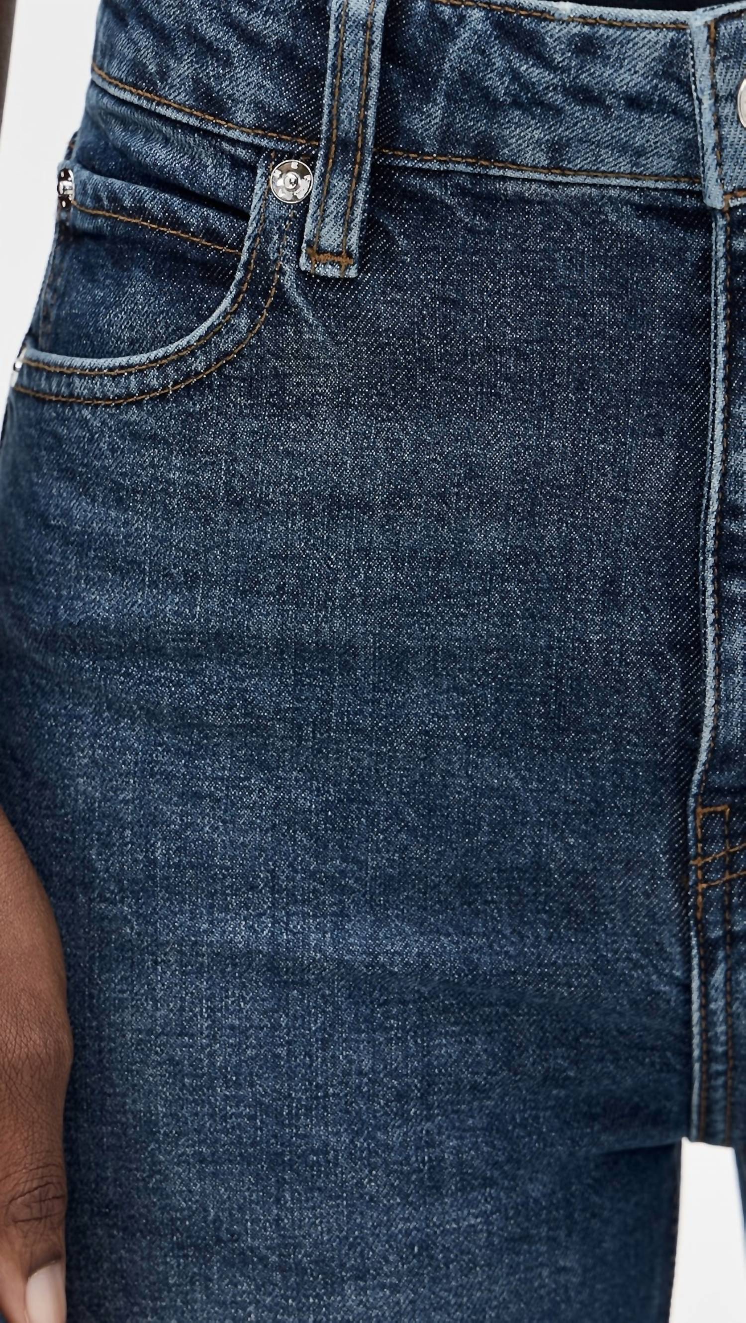 Frame - The Ruler High Rise Slim Straight Jeans