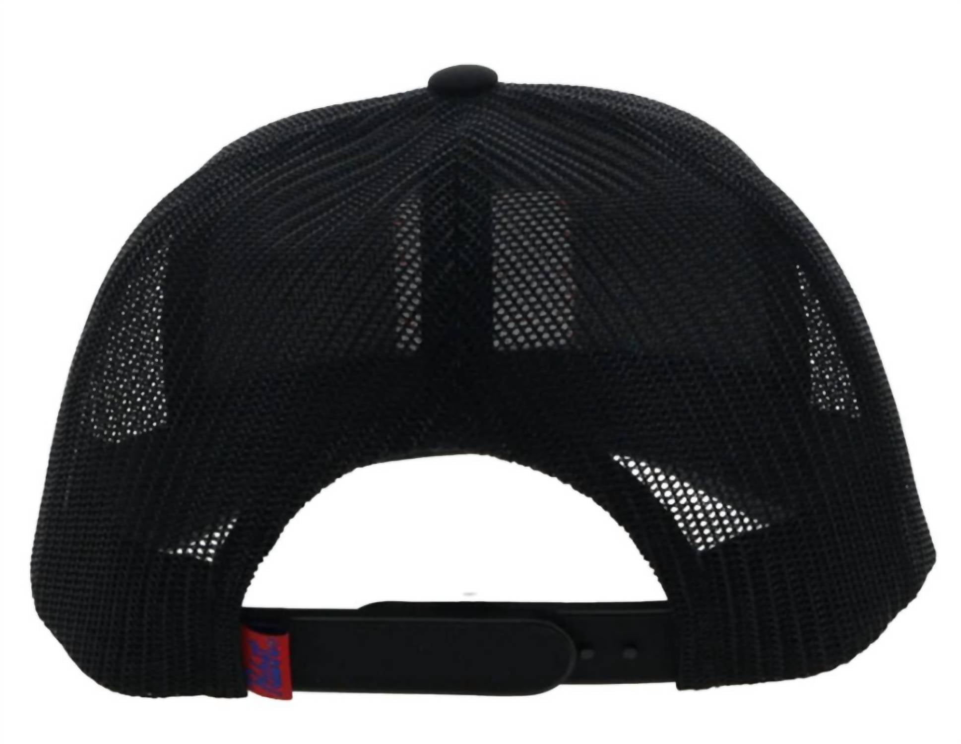 HOOEY Pabst Ribbon Snapback in black - men's hat - detail view