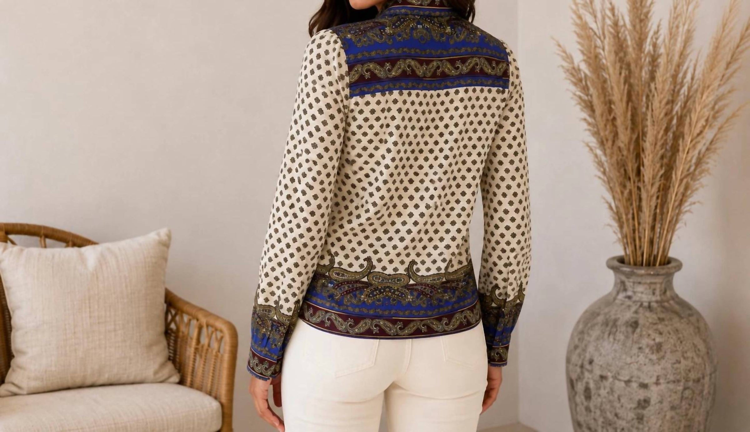 Elie Tahari - Paisley Print Blouse