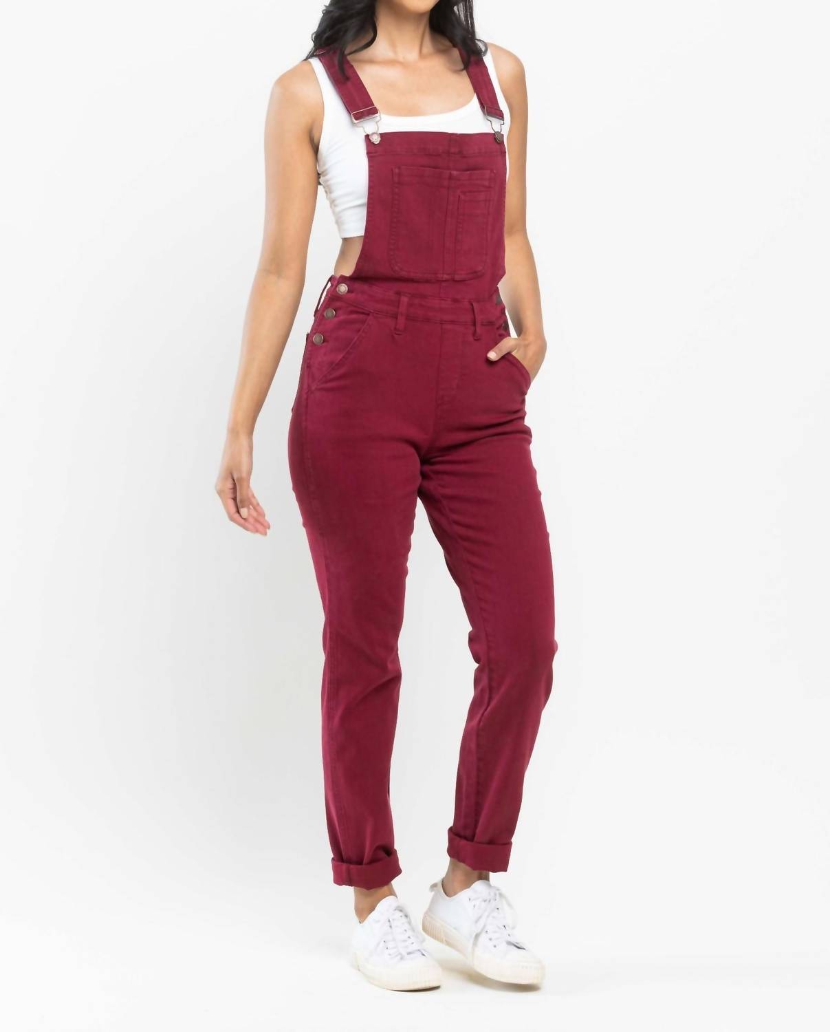 Judy Blue - Boyfriend Straight Leg Overalls