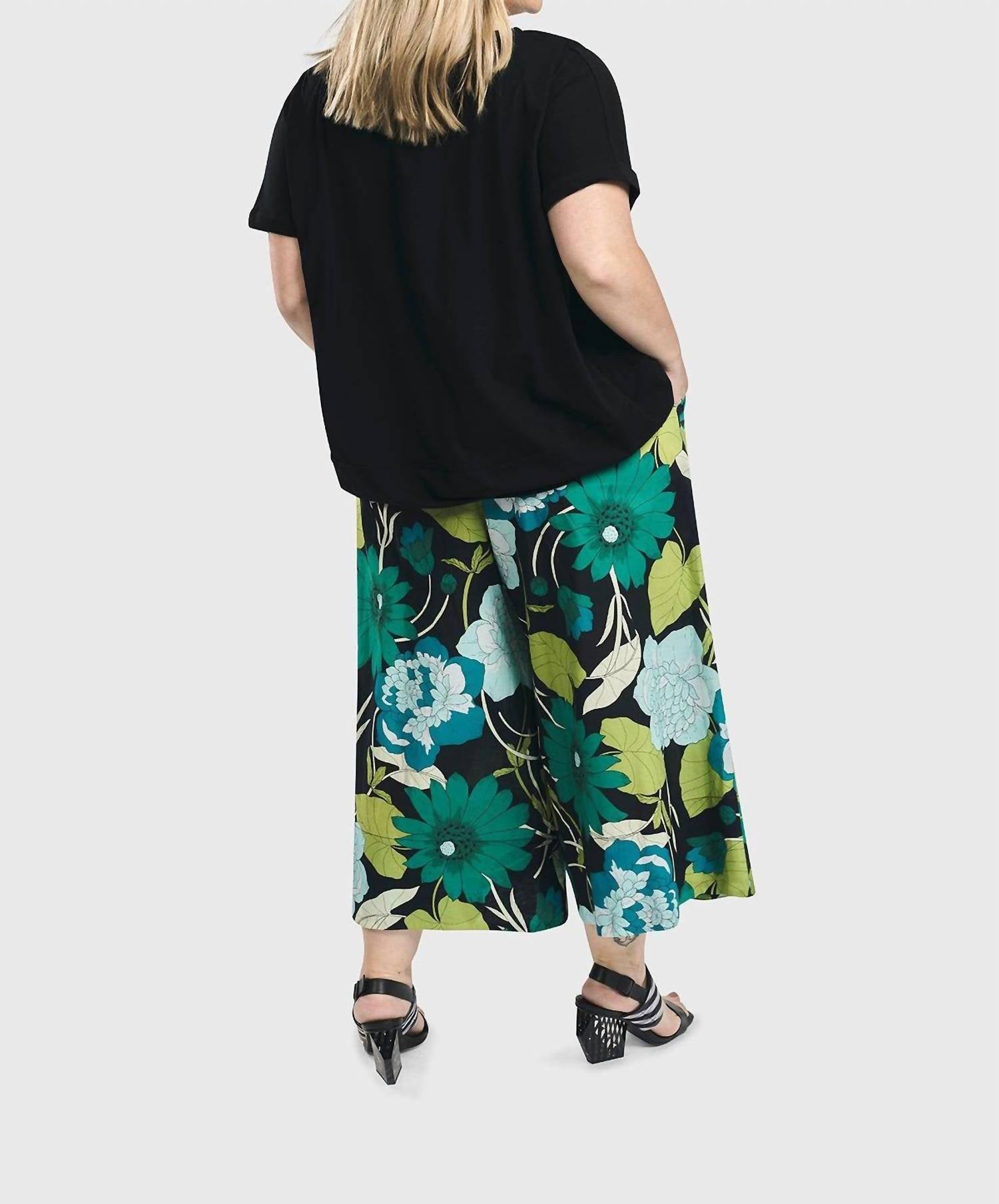 ALEMBIKA Cara Wide-leg Pants in floral - women's pants - view 7