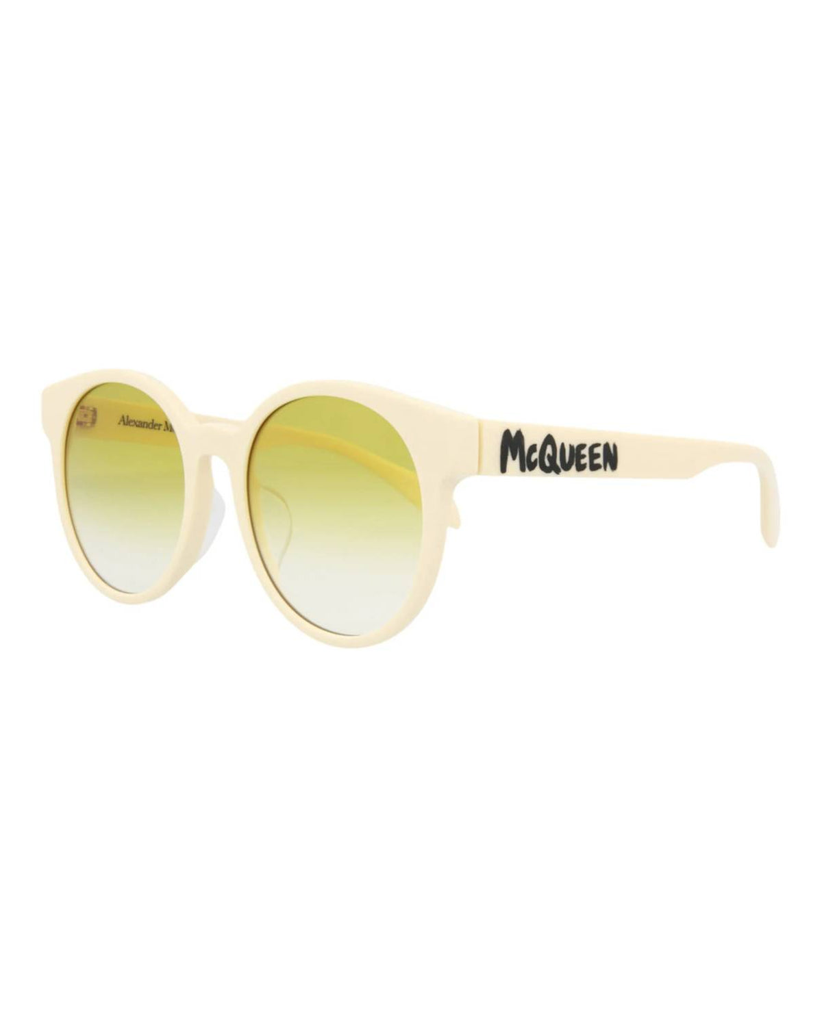 Alexander Mcqueen - Women's Round-frame Acetate Sunglasses