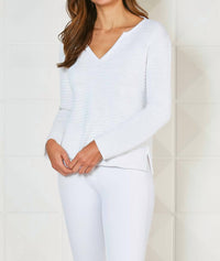 French Kyss - Open V-Neck Sweater