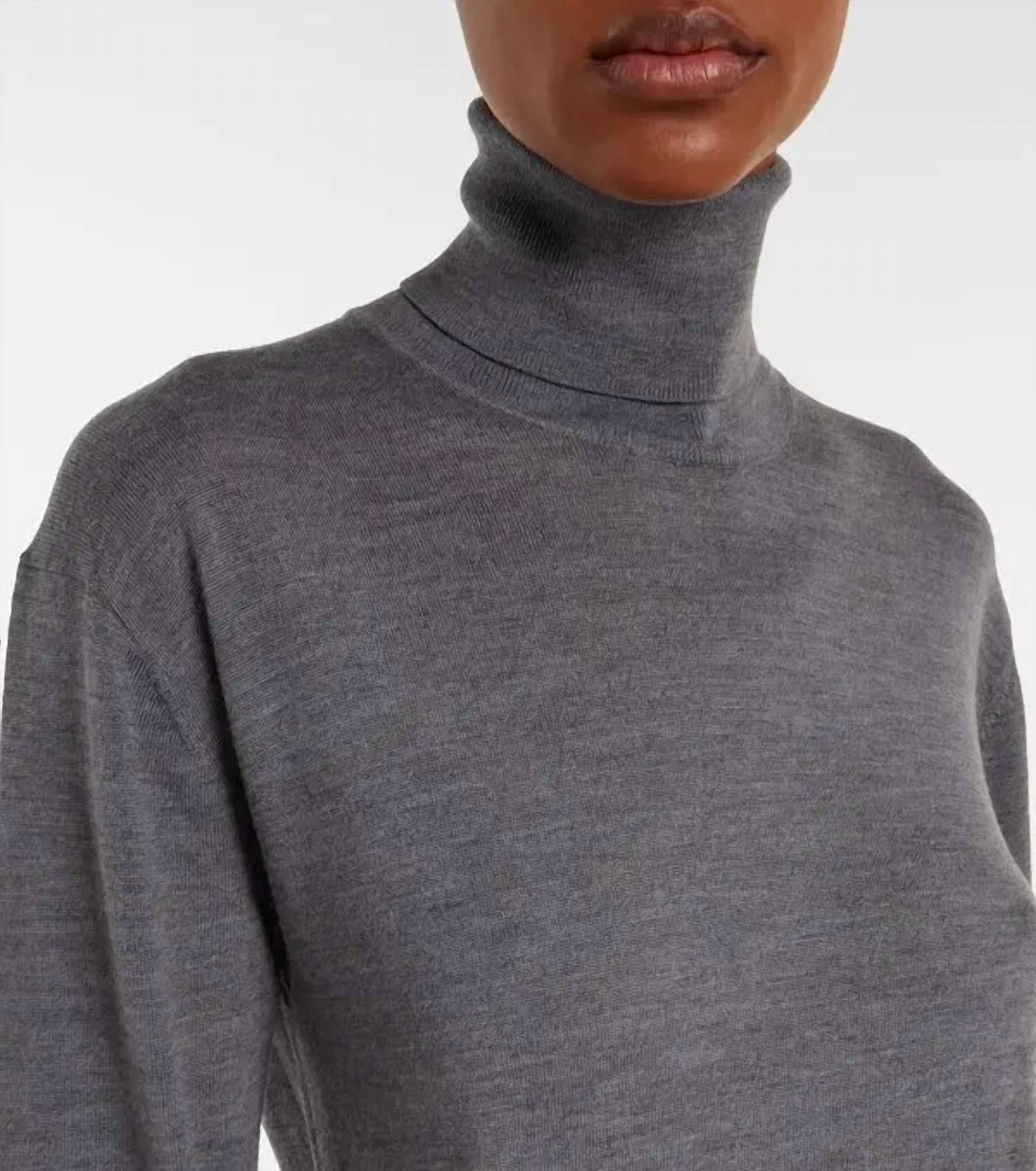 Toteme - Turtleneck Long Sleeve Dress