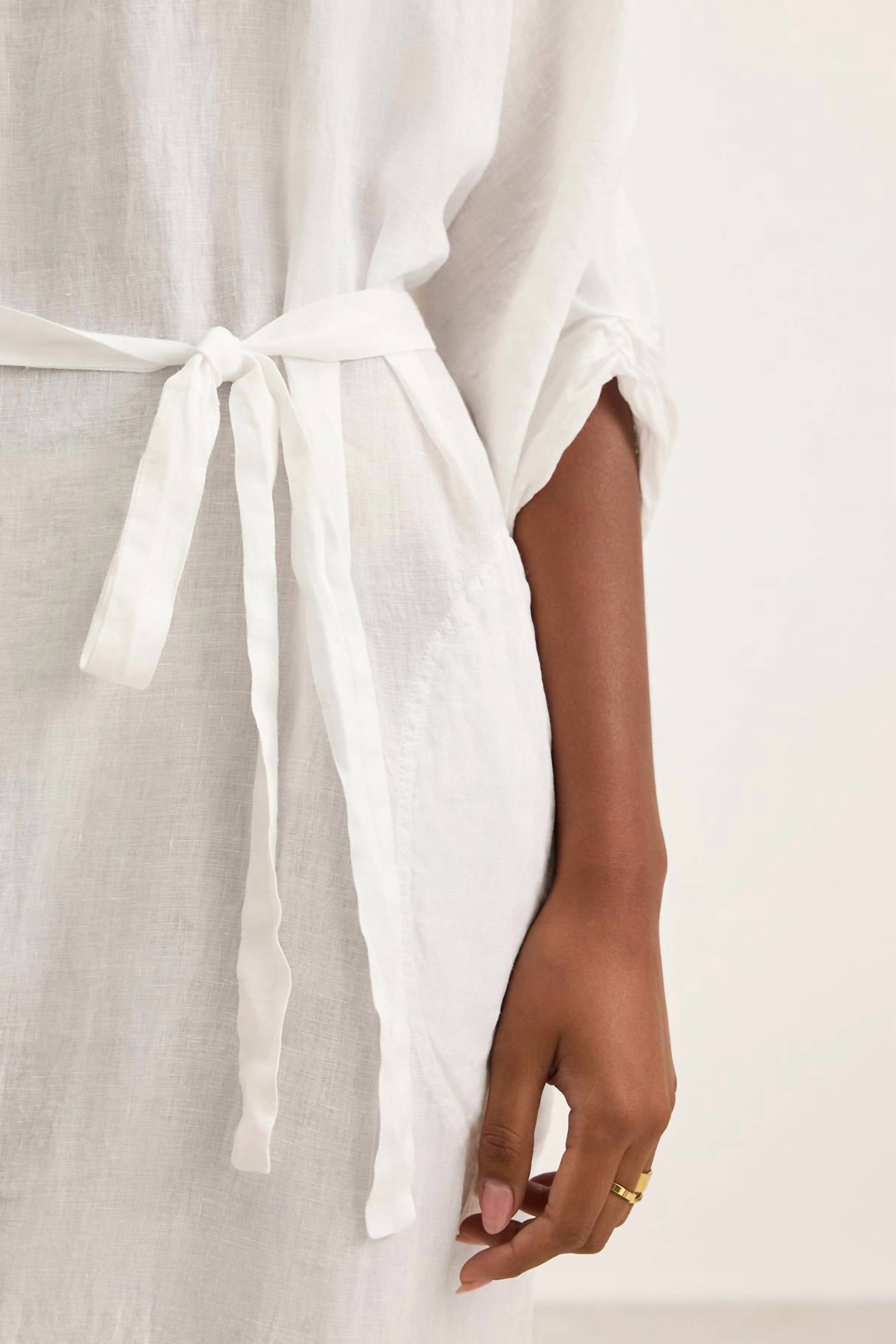 Velvet By Graham & Spencer - Carmen Linen Midi Dress
