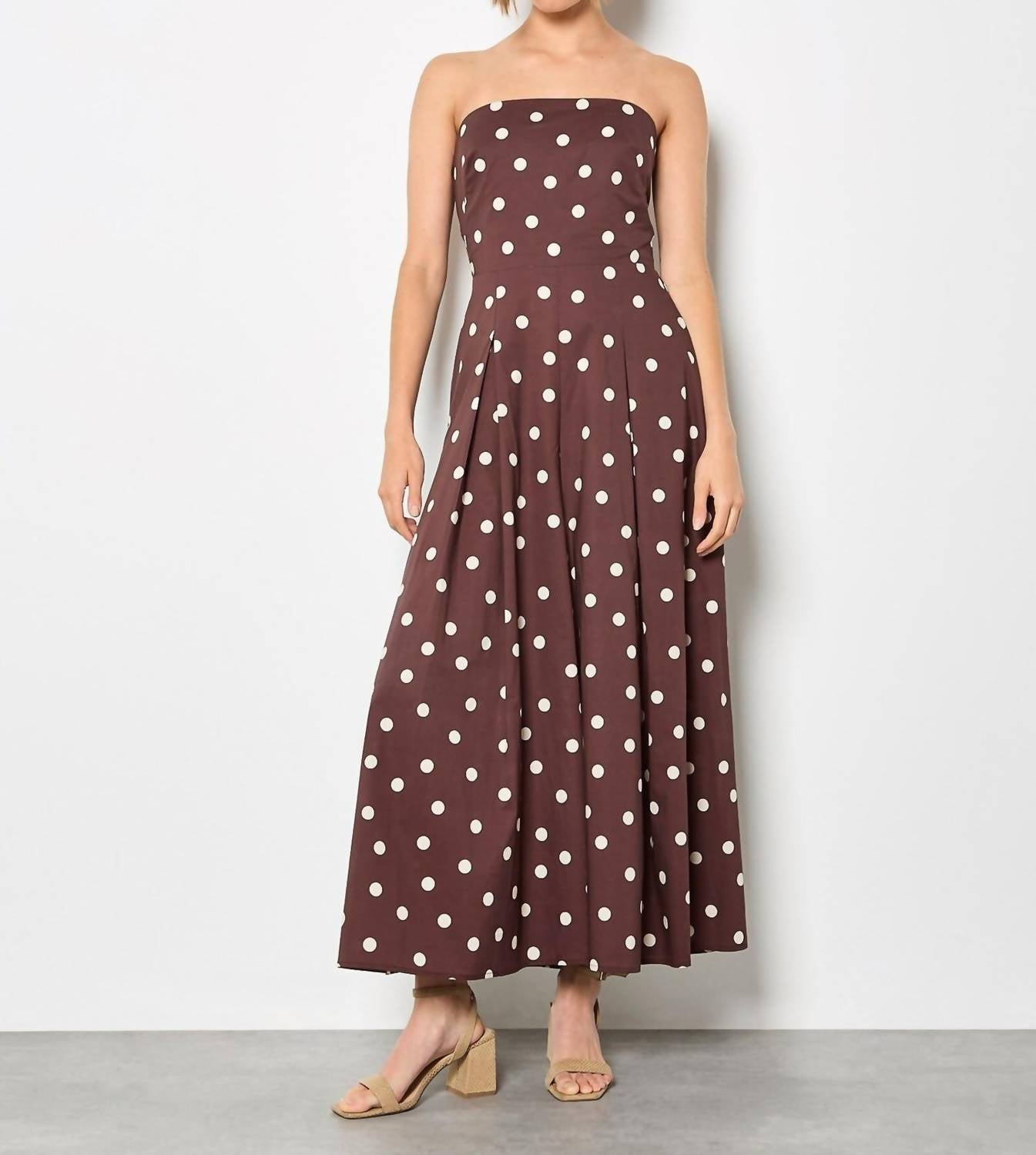 Apricot - Bardo Polka Dot Jumpsuit