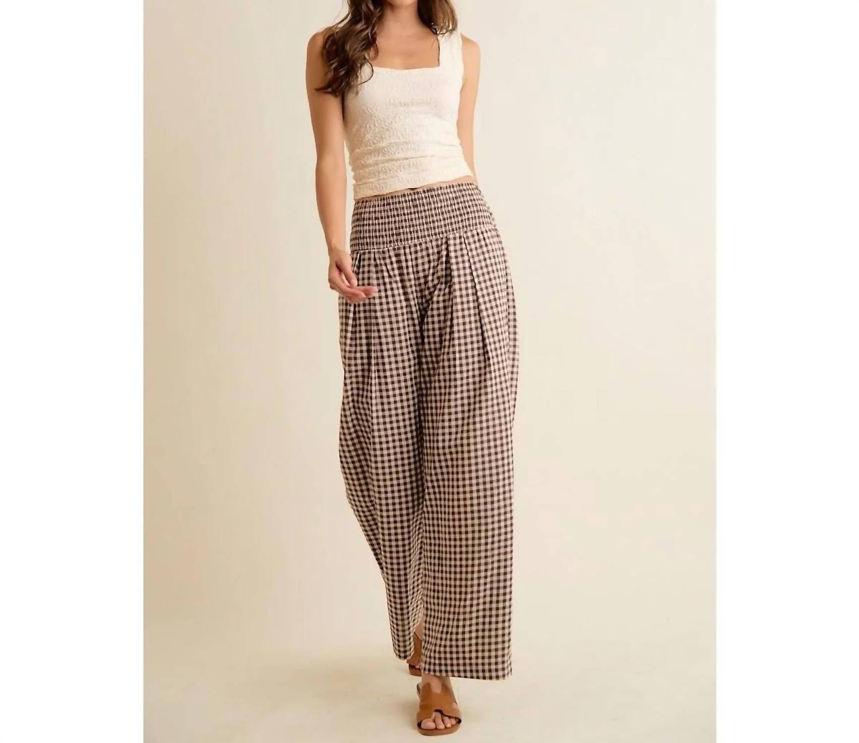 So Me - Meadow Gingham Pants