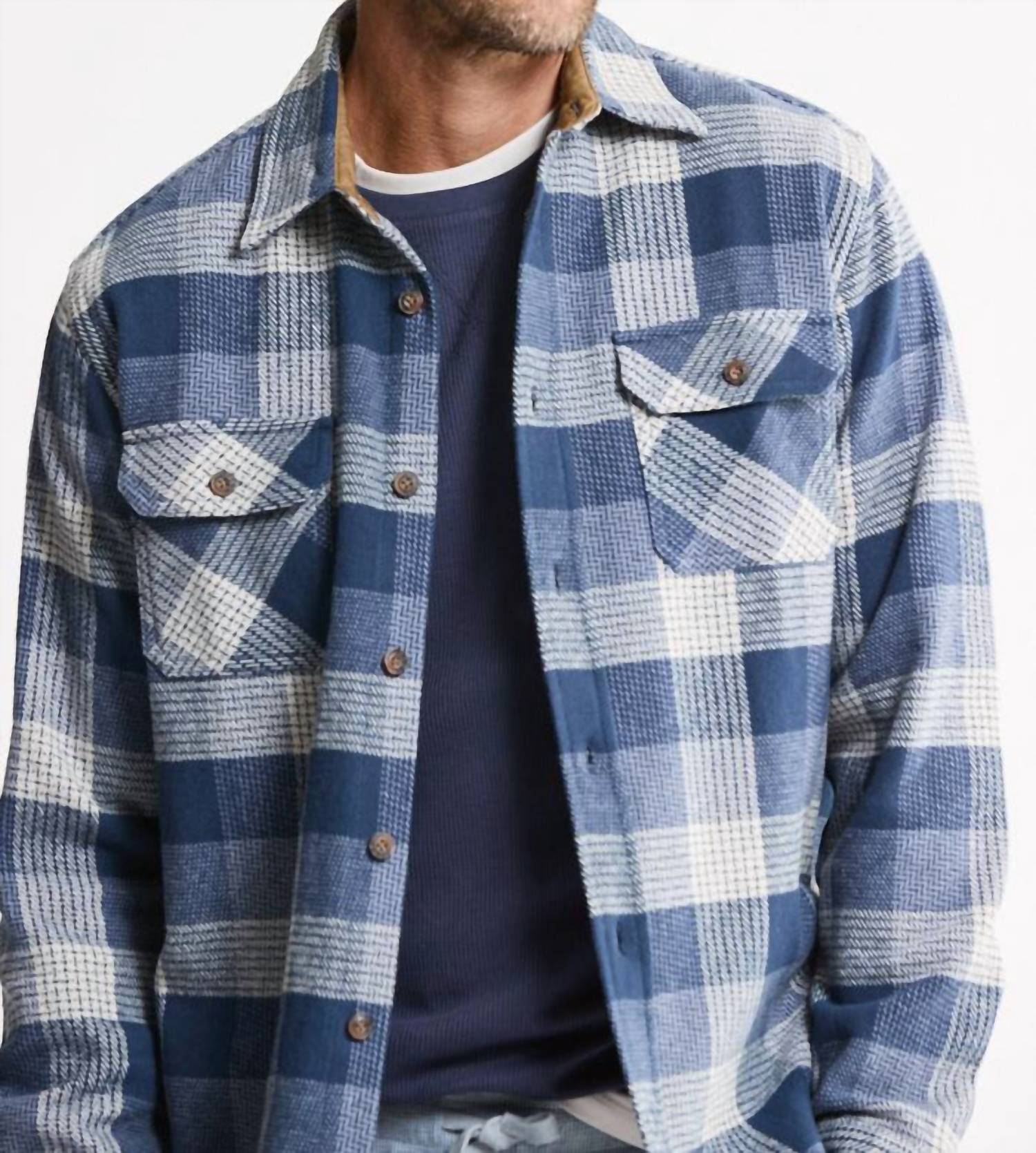 Jachs New York - Heritage Flannel Shirt and Thermal Crewneck Set - 2-Pack