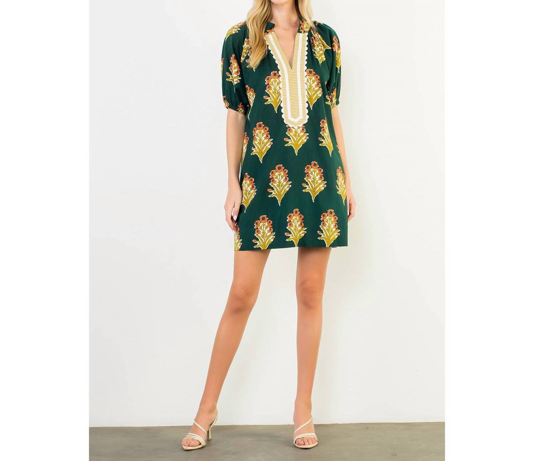 Thml - Floral Print V-Neck Dress