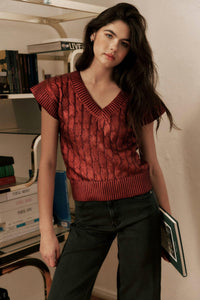 Another Love - Bay Metallic Sweater Vest
