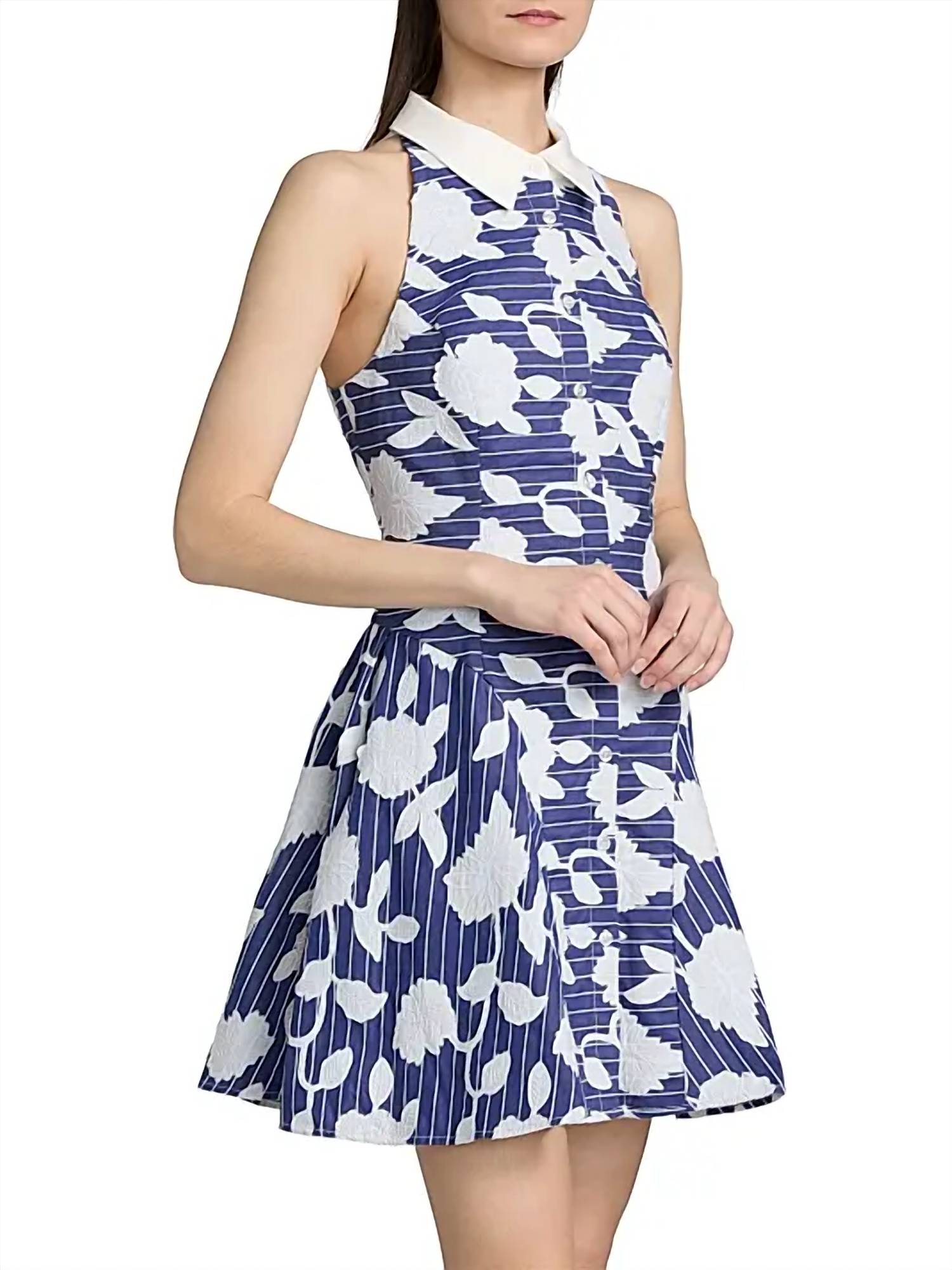 Milly - Maxine Floral Embroidered Minidress