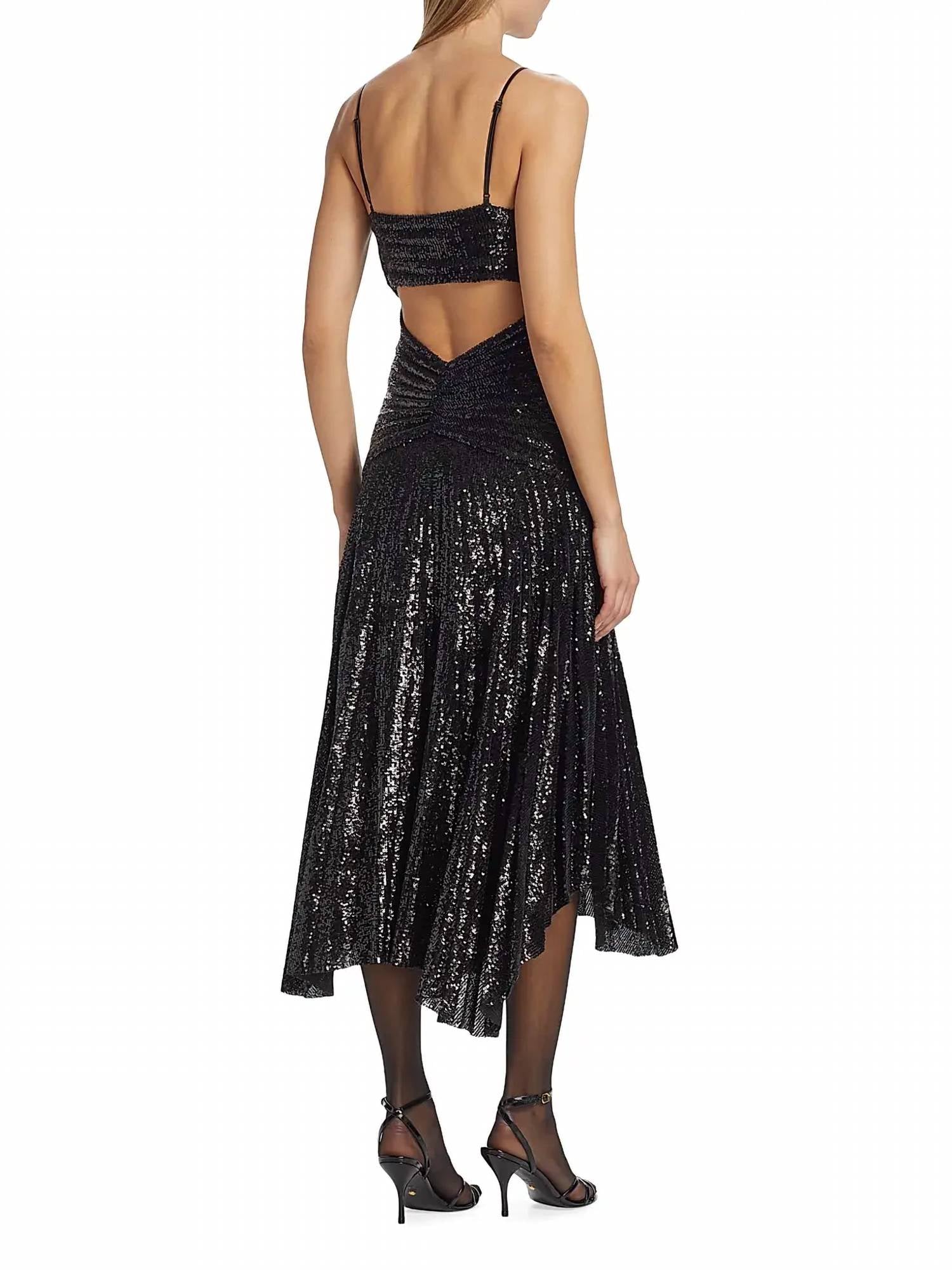 A.L.C. - Lou Sequin Midi Dress