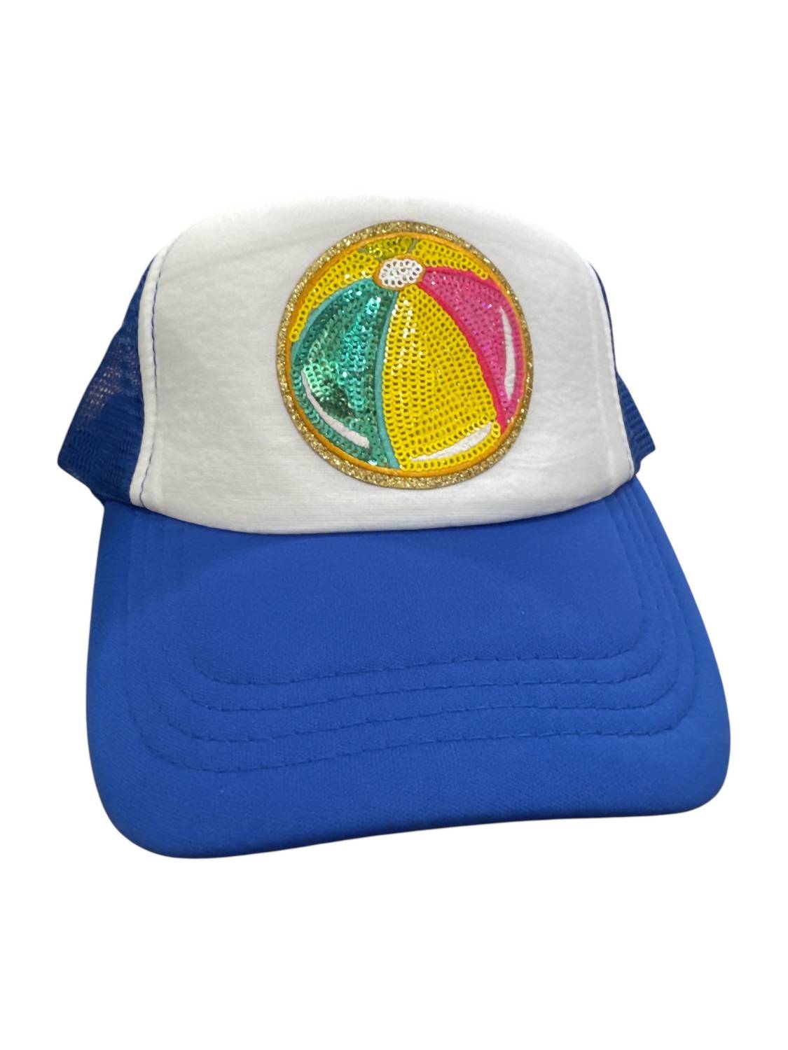Anniston Collective Women's Beach Day Babe Hat in blue - women's hat