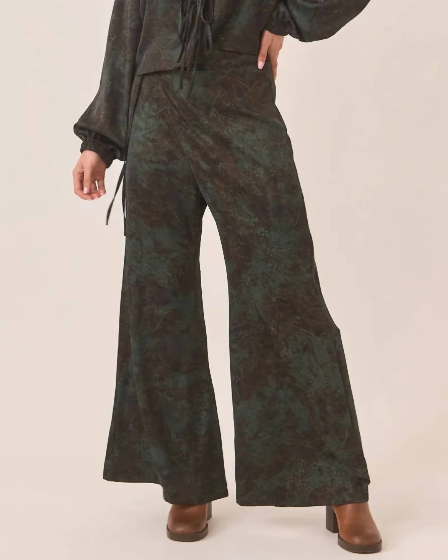 Nekane Nkn - Suna Printed Silky Sarong Pant Set