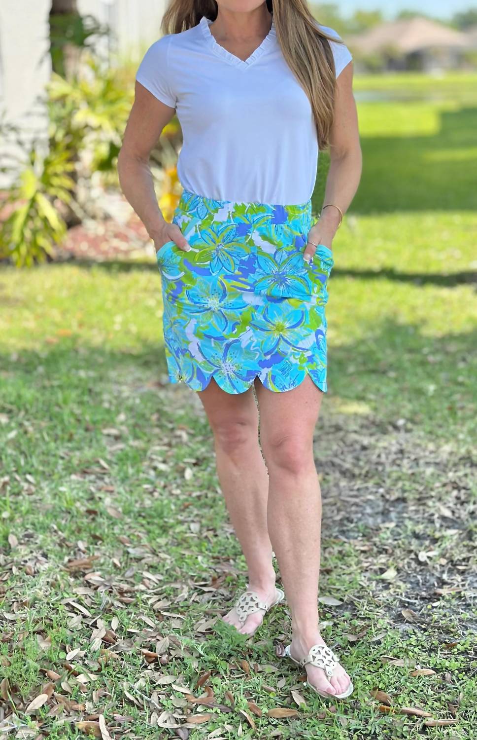 Ana Clare - Sassy Scallop Skort