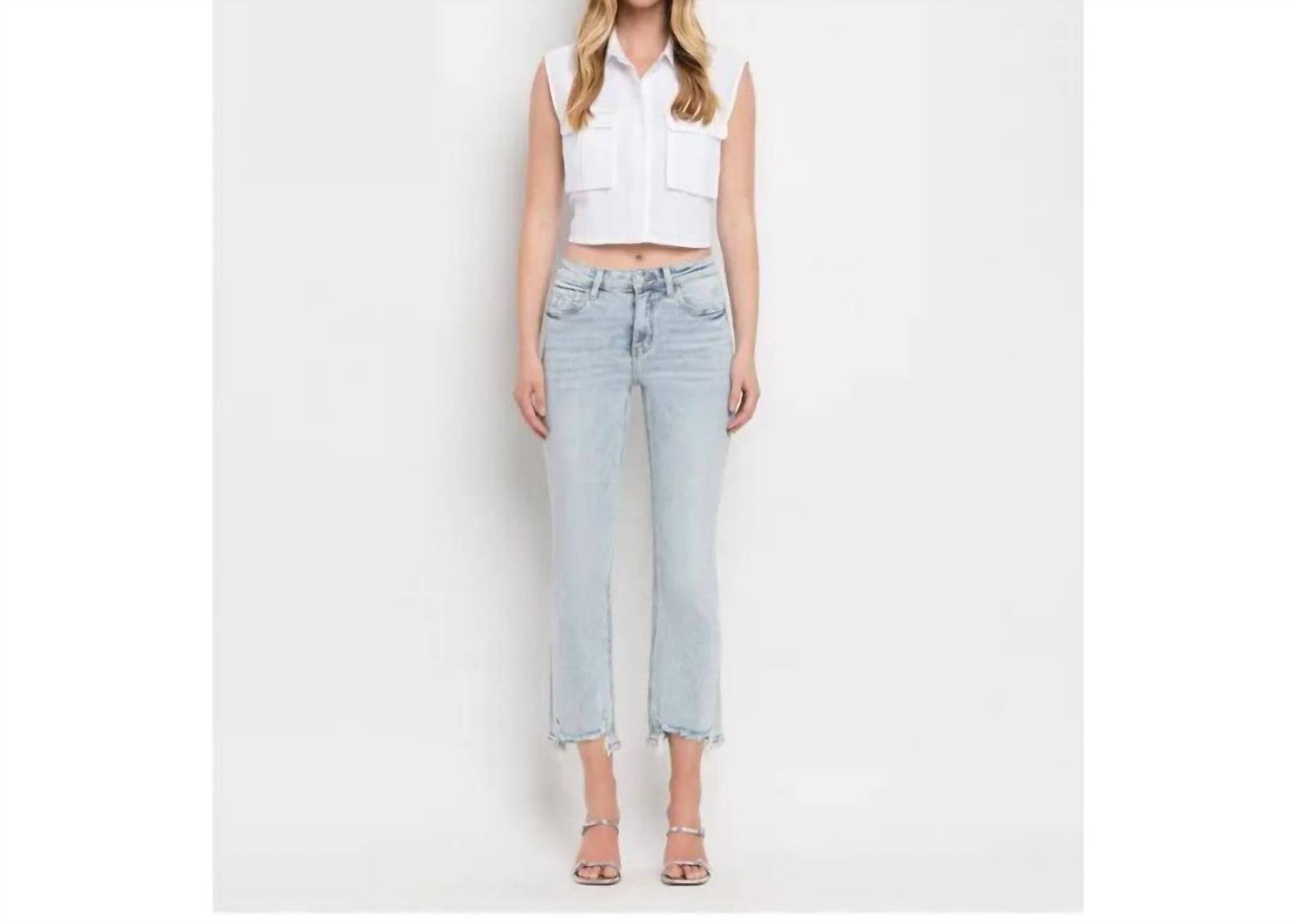 Lovervet - High Rise Kick Flare Jean
