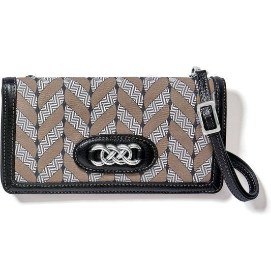 Brighton - INTERLOCK BRAID LARGE WALLET