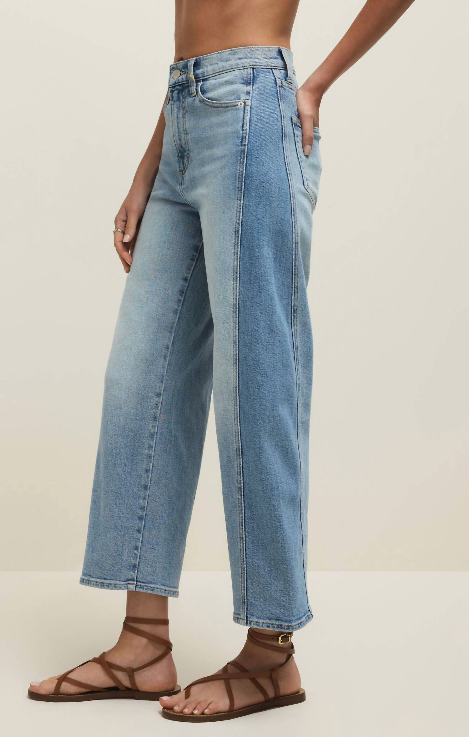 Z Supply - Luna High Rise Crop Bowed Jeans