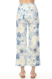 Charlie B - Floral Linen Pants