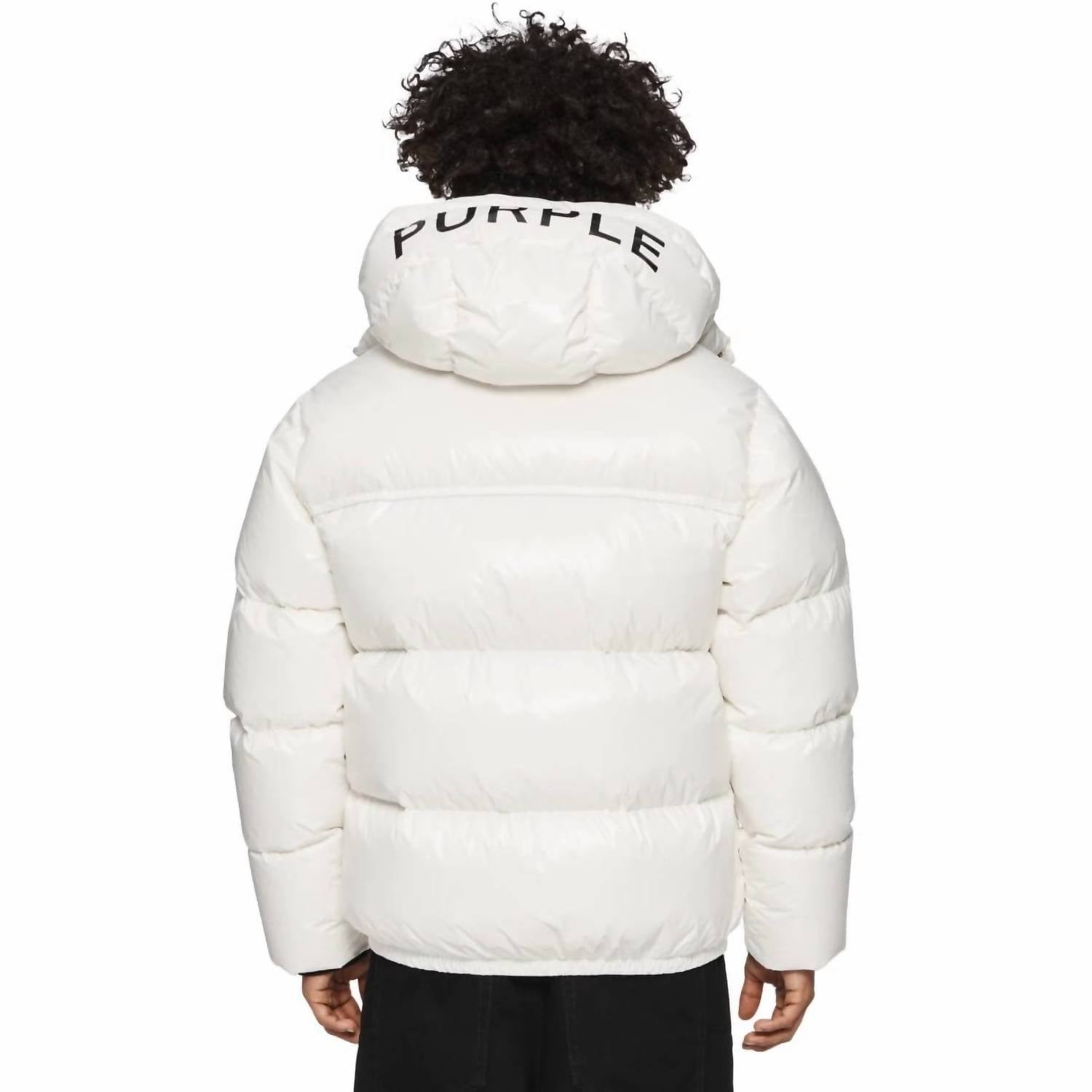 Purple Brand - Nylon Down Puffer Jacket