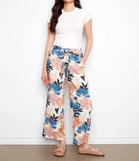 Charlie B - Printed Wide Leg Pants