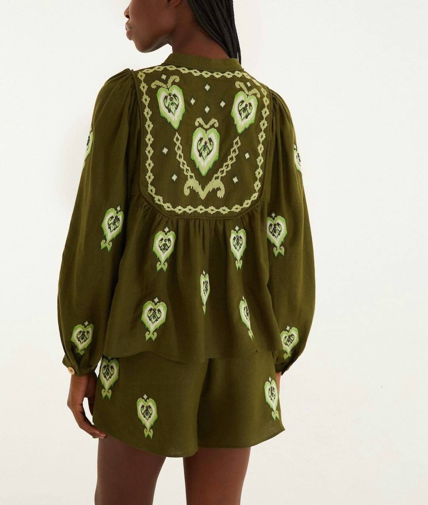 Farm Rio - Embroidered Blouse