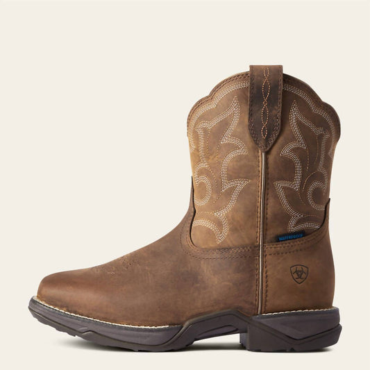 Ariat - Women's Anthem Shortie II Waterproof Western Boots - MEDIUM/WIDE