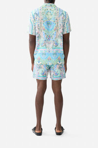 Camilla - Short Sleeve Camp Collared Shirt