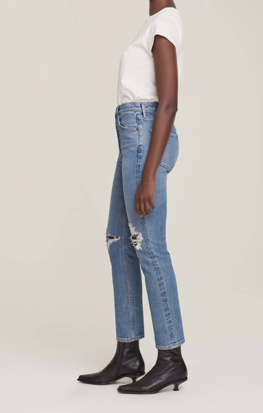 Agolde - RILEY HIGH RISE STRAIGHT CROP