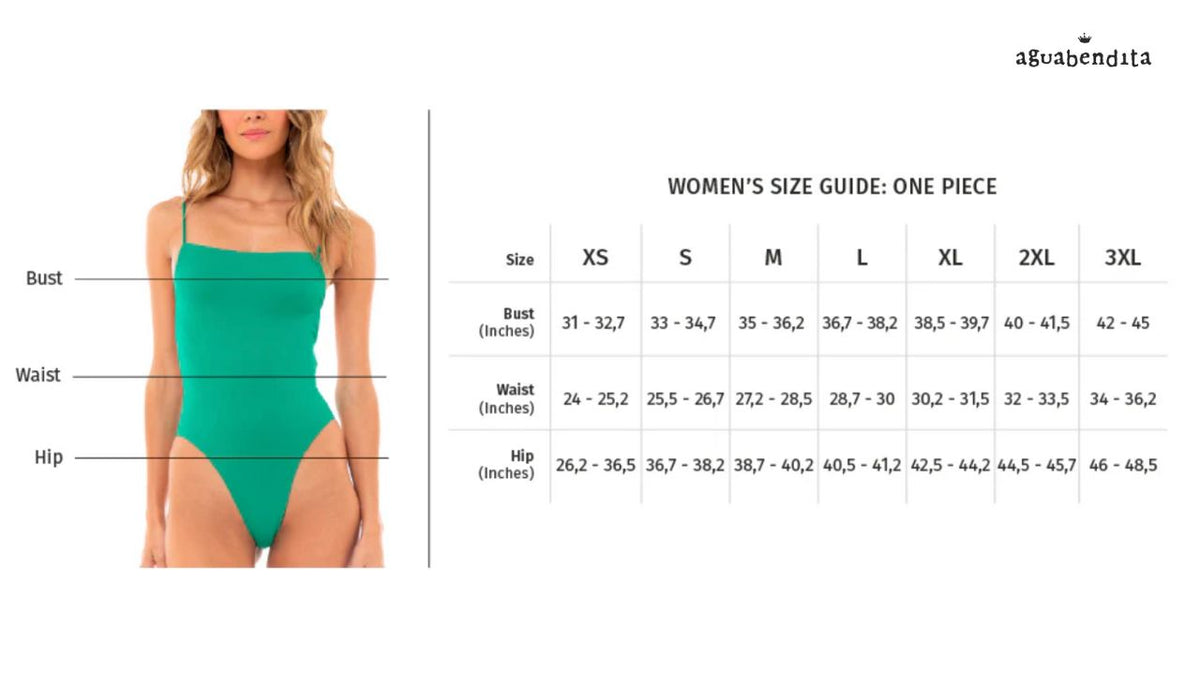 Agua Bendita - Monti Ivy Long Sleeve Zip One-piece Swimsuit