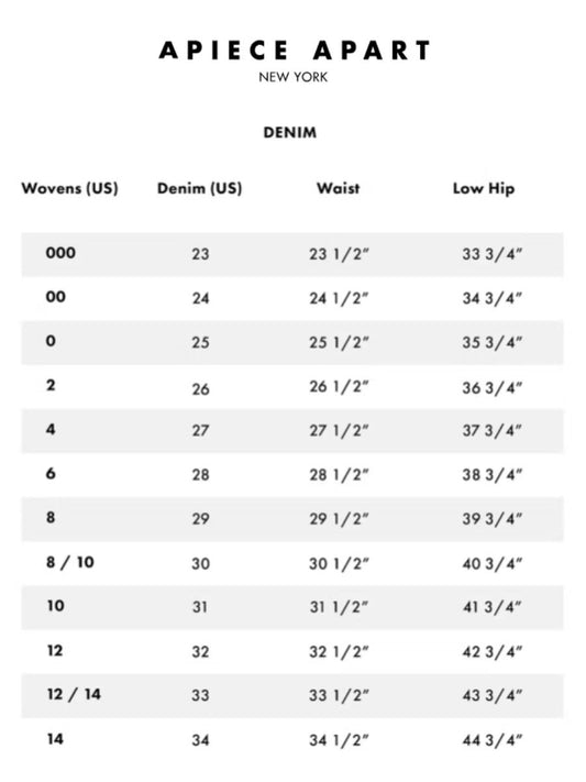 Apiece Apart - Meridian Jean