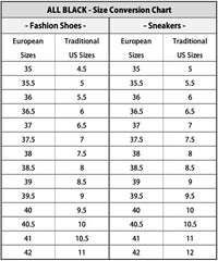 All Black - Women's Woven Solid Luggs Shoes