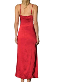 SATIN MAXI DRESS