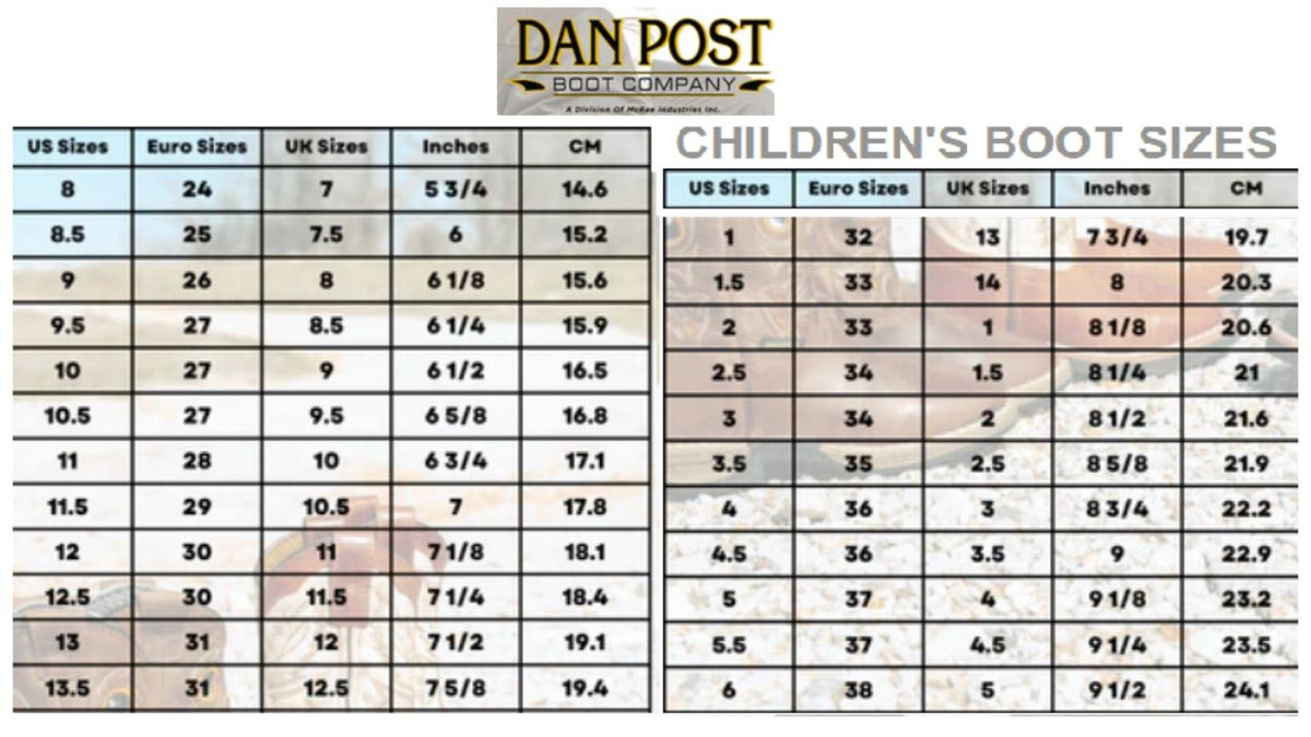 Dan Post. - Kid's Hayden Square Toe Leather Boots