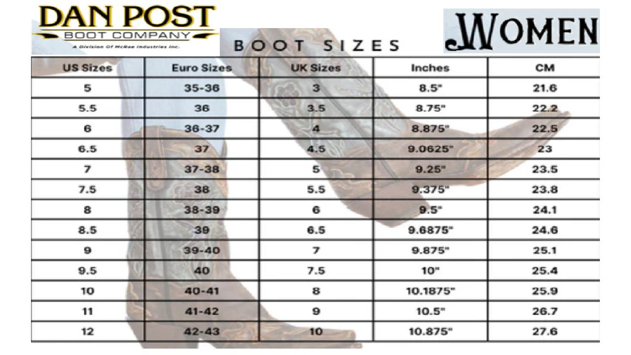 Dan Post. - Women's Leather Western Cowboy Boots