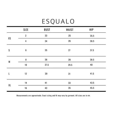 Esqualo - Singlet Knit Sequin Top