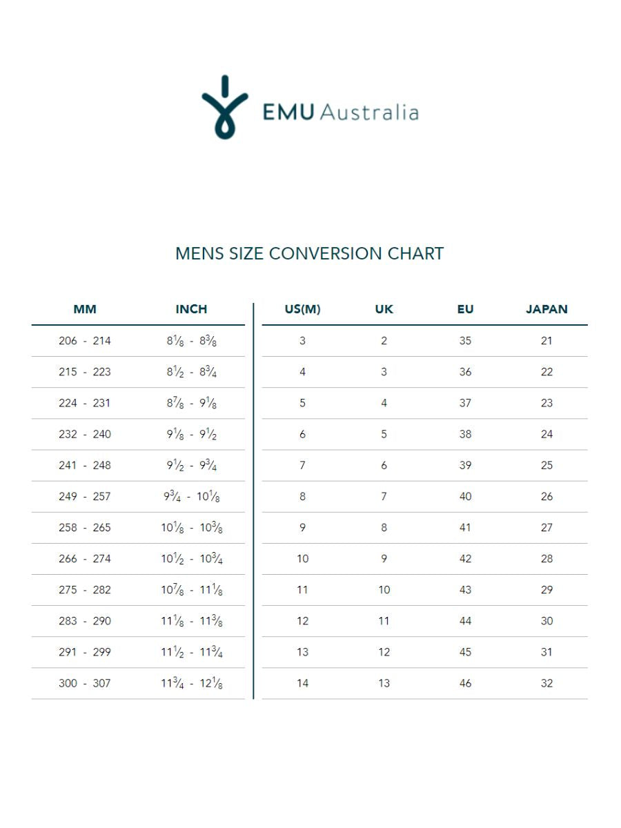 Emu Australia - Men's Platinum Murray Fold Down Slipper