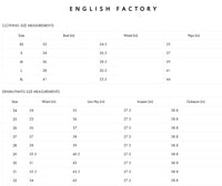 English Factory - Ruffle Denim Skort