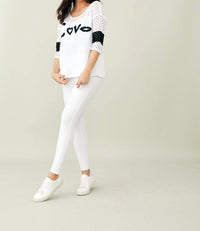 French Kyss - Crochet Love Crew Sweater
