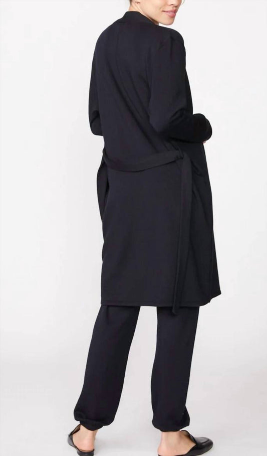 SOFTEST FLEECE BELTED CARDIGAN