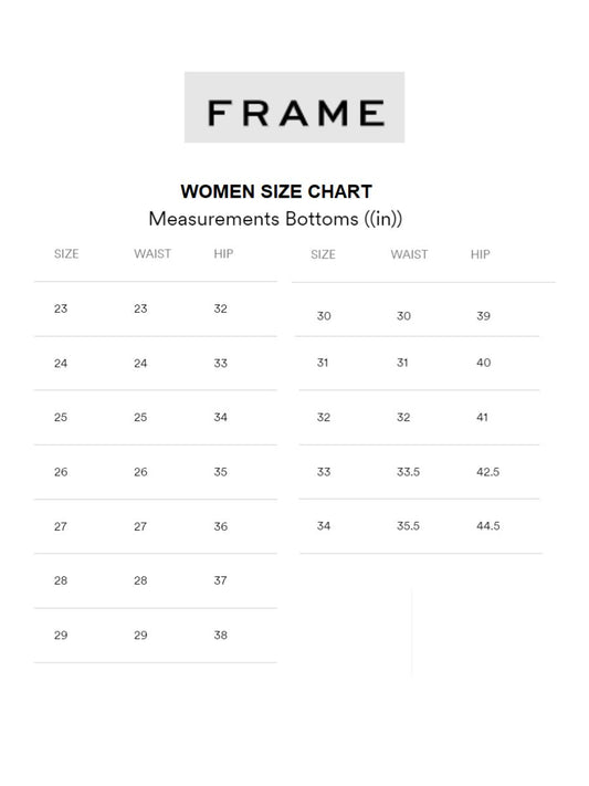 Frame - Le Jane Denim Straight Leg Coated in Midnight Mix