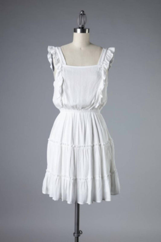 RUFFLED BABYDOLL DRESS