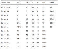 Ganni - Washed Stretch Cotton Peplum Shirt