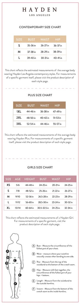 Hayden La - Women's Floral Contrast Piped Tulip Sleeve Dress