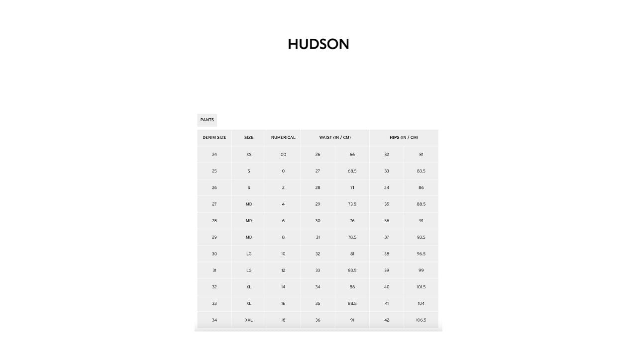 Hudson - Jodie Loose Fit Wide Leg Jean With Flap