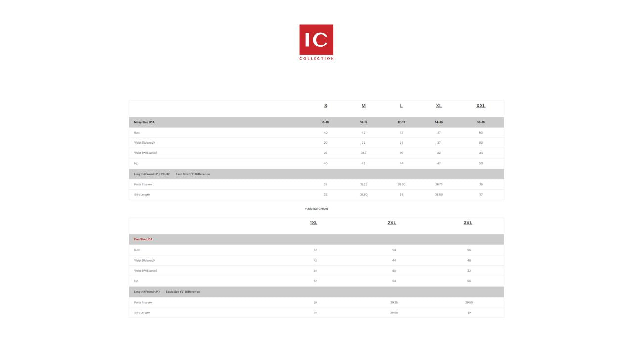 Ic Collection - Women's Perfect Match Top and Pants Set