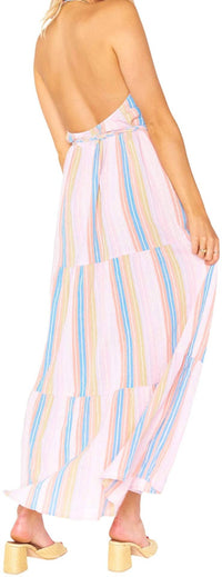 Show Me Your Mumu ISABELLA MAXI DRESS in paradise stripe - women's dress - detail view