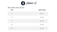JOHNNIE-O Men's Washed Camo Belt in blue - men's accessory - alternate view