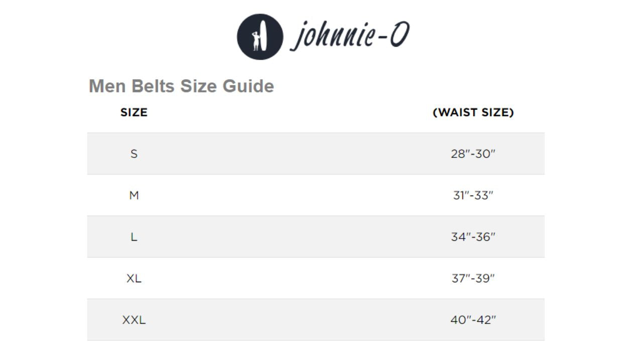 Johnnie-O - Men's Tessuto Leather Belt