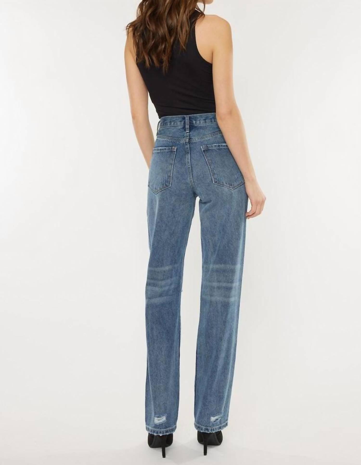 STEPHANIE ULTRA HIGH RISE 90'S BOYFRIEND JEANS